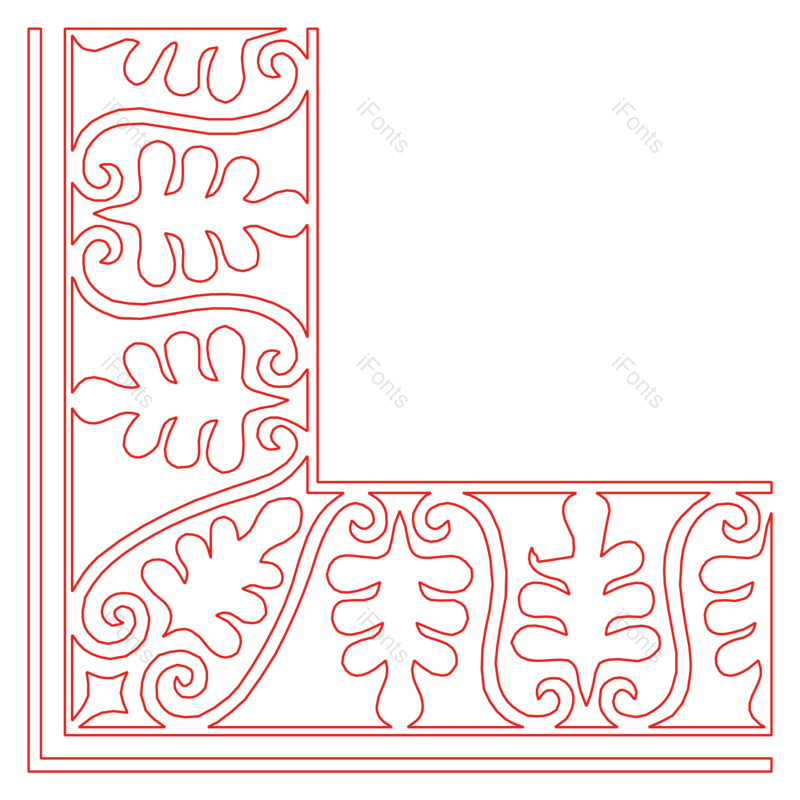 边框图片,中国风元素,花纹PNG,剪纸免抠素材